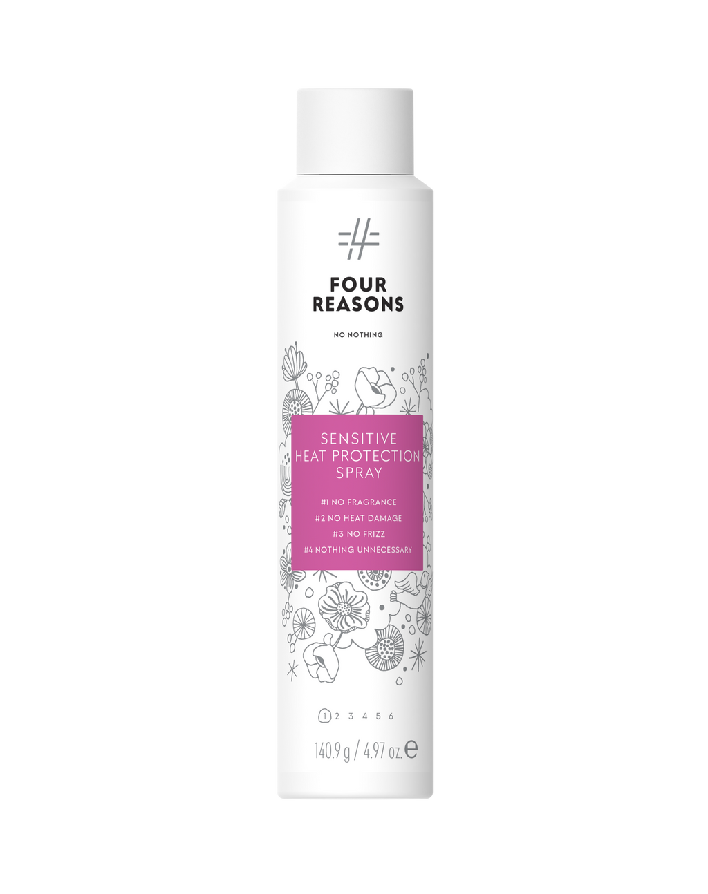 No Nothing | Sensitive Heat Protection Spray – Four Reasons UK Pro